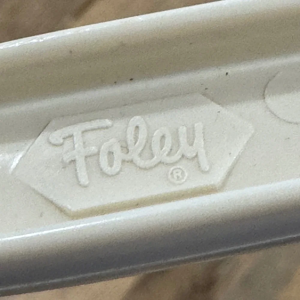 Vintage Foley Nylon Basting Spoon Cream White Kitchen Utensil 11 Inch
